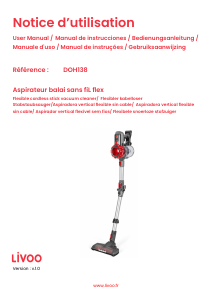Manual Livoo DOH138 Vacuum Cleaner