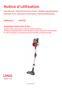 Mode d’emploi Livoo DOH138 Aspirateur