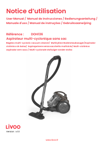 Manual de uso Livoo DOH136G Aspirador