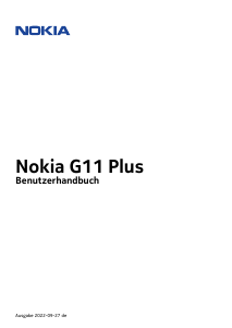 Bedienungsanleitung Nokia G11 Plus Handy