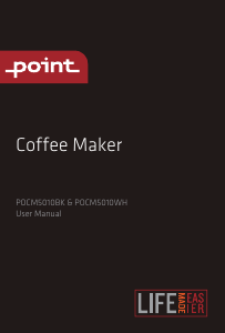 Bruksanvisning Point POCM5010BK Kaffebryggare