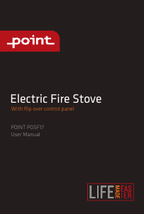 Manual Point POSF17 Electric Fireplace