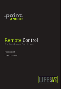 Manual Point POAC8013 Remote Control