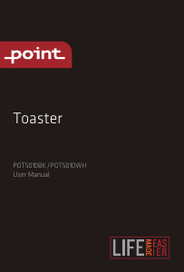 Manual Point POT5010BK Toaster