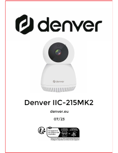 Mode d’emploi Denver IIC-215MK2 Caméra IP