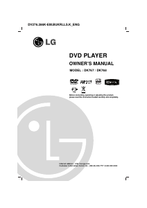 Manual LG DK768 DVD Player