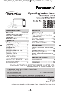 Manual Panasonic NN-SN762S Microwave