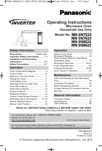 Manual Panasonic NN-SN962S Microwave