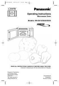 Manual Panasonic NN-S615 Microwave