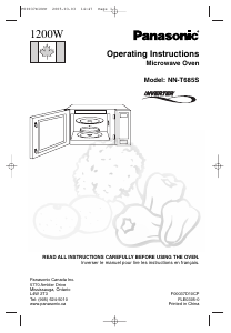 Mode d’emploi Panasonic NN-T685S Micro-onde