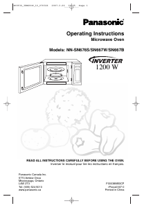 Manual Panasonic NN-SN667B Microwave