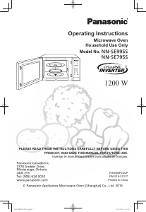 Manual Panasonic NN-SE795S Microwave
