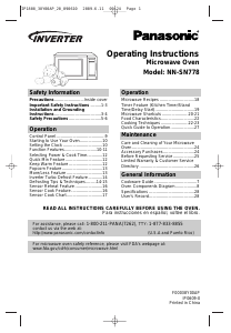 Manual Panasonic NN-SN778S Microwave