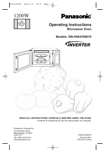 Mode d’emploi Panasonic NN-SN676 Micro-onde