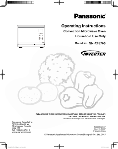 Manual Panasonic NN-CF876S Microwave