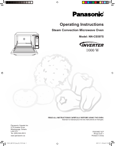 Manual Panasonic NN-CS597S Microwave