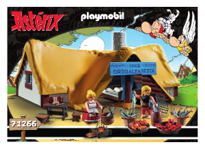 Manual Playmobil set 71266 Asterix Hut of Unhygienix