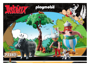 Manual Playmobil set 71160 Asterix Wild boar hunting