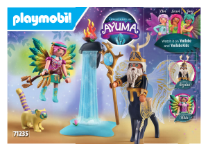 Bedienungsanleitung Playmobil set 71235 Ayuma Abjatus mit Knight Fairy Hildi
