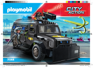 Manual Playmobil set 71144 City Action Tactical unit - All-terrain vehicle