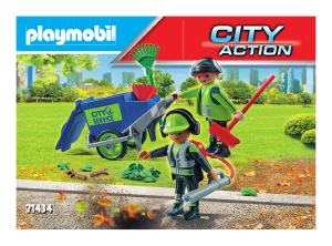 Manual Playmobil set 71434 City Action Street cleaning team