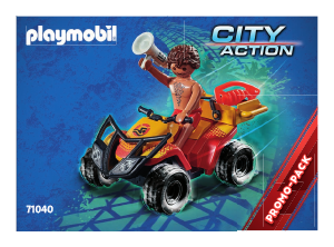 Manual Playmobil set 71040 City Action Beach patrol quad