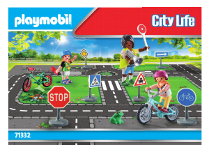 Manual Playmobil set 71332 City Life Traffic education
