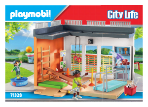 Manual Playmobil set 71328 City Life Gym extension