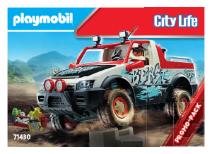 Manual Playmobil set 71430 City Life Rally car