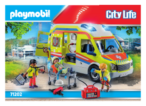 Manual Playmobil set 71202 City Life Ambulance