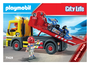 Manual Playmobil set 71429 City Life Towing wervice