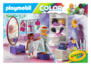 Manual Playmobil set 71373 Color PLAYMOBIL Color: Dressing Room