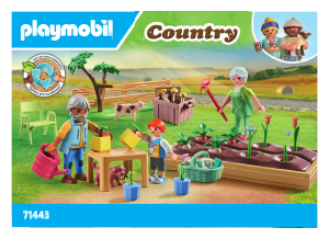 Használati útmutató Playmobil set 71443 Country Nagyszülők zöldségeskertje