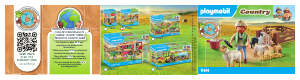 Manual Playmobil set 71444 Country Young shepherd with flock of sheep