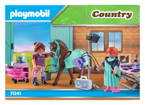Manual Playmobil set 71241 Country Horse veterinarian