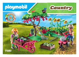Manual Playmobil set 71380 Country Starter pack vegetable garden