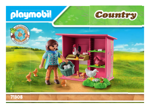 Manual Playmobil set 71308 Country Hen house