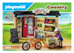 Manual Playmobil set 71250 Country Farm shop