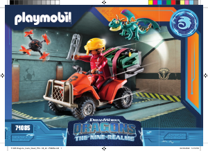 Manual Playmobil set 71085 Dragons Icaris quad