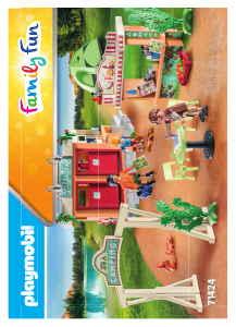 Brugsanvisning Playmobil set 71424 Family Fun Campingplads
