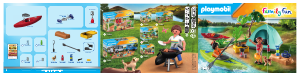 Brugsanvisning Playmobil set 71425 Family Fun Telttur
