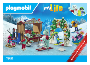 Εγχειρίδιο Playmobil set 71453 My Life Διασκέδαση στο Χιονοδρομικό Κέντρο