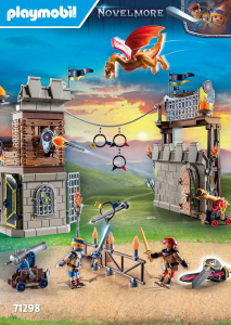 Manuale Playmobil set 71298 Novelmore Arena del Torneo di Novelmore vs. Burnham