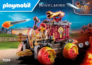 Manual Playmobil set 71299 Novelmore Burnham raiders - Battering ram
