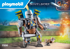 Manual Playmobil set 71300 Novelmore Combat robot