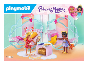 Manual Playmobil set 71362 Princess Magic Princess party in the clouds