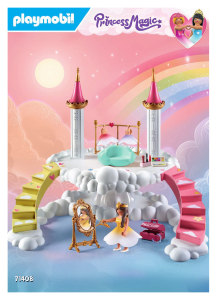 Manual Playmobil set 71408 Princess Magic Dressing room cloud