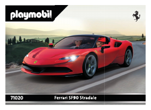 Manual Playmobil set 71020 Promotional Ferrari SF90 Stradale