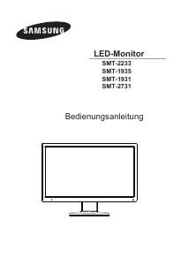 Bedienungsanleitung Samsung SMT-1931 LED monitor