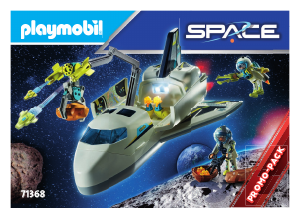 Manual Playmobil set 71368 Space Shuttle